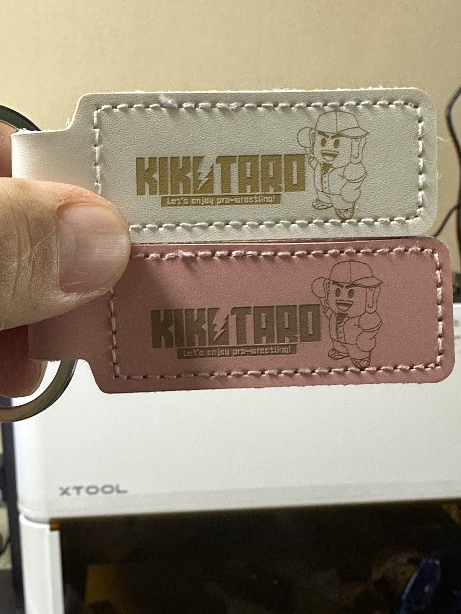 kikutarochan's tweet photo. 朝まで色々試した甲斐があったぜ！キーホルダーええ感じやん。
#xToolM1
@XTJPOfficial https://t.co/yV9O7ajM41
