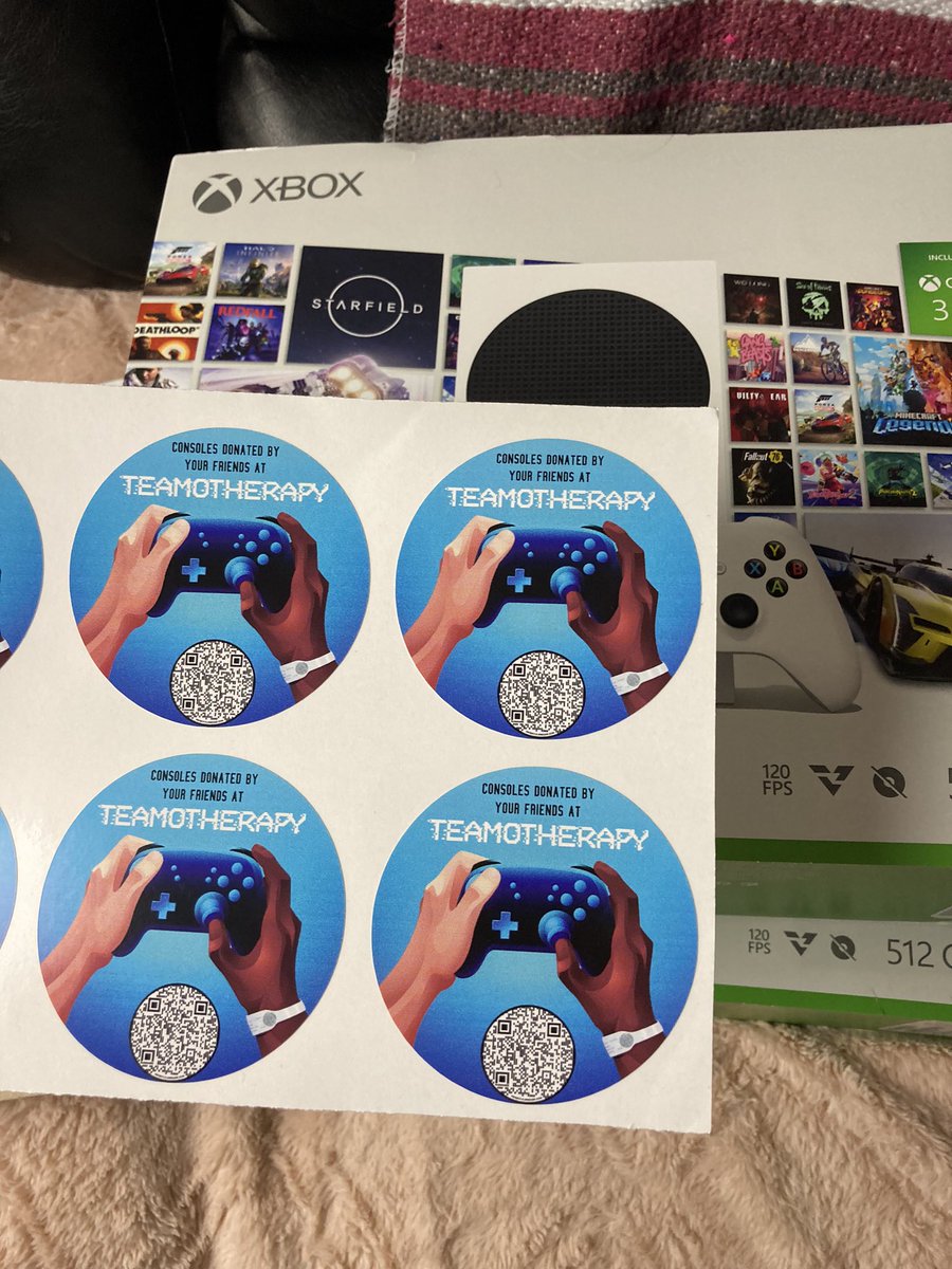 Last stream of the year!! Donate today and get your name on these stickers that we’ll throw on our donated consoles - thereby cementing your contribution to our cause! Live now~