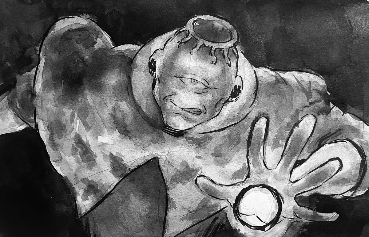 echoingbulb's tweet photo. #JujutsuKaisen #呪術廻戦 #jujutsukaisenfanart #anime #manga #illustration #painting #conceptart #mahito #curse #drawingart #drawing #inkdrawing #inkart #fanartanime #jujutsukaisenanime #shikigami #humanartists #jogo
#noaiart #humanart #hanami #dagon #disastercurses #mappa https://t.co/hZUN95uK5X