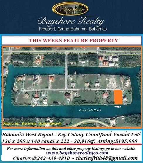 Contact Buyer Broker Charles Frith @ charlesfrith48@gmail.com  for this and other investment Properties in the Bahamas