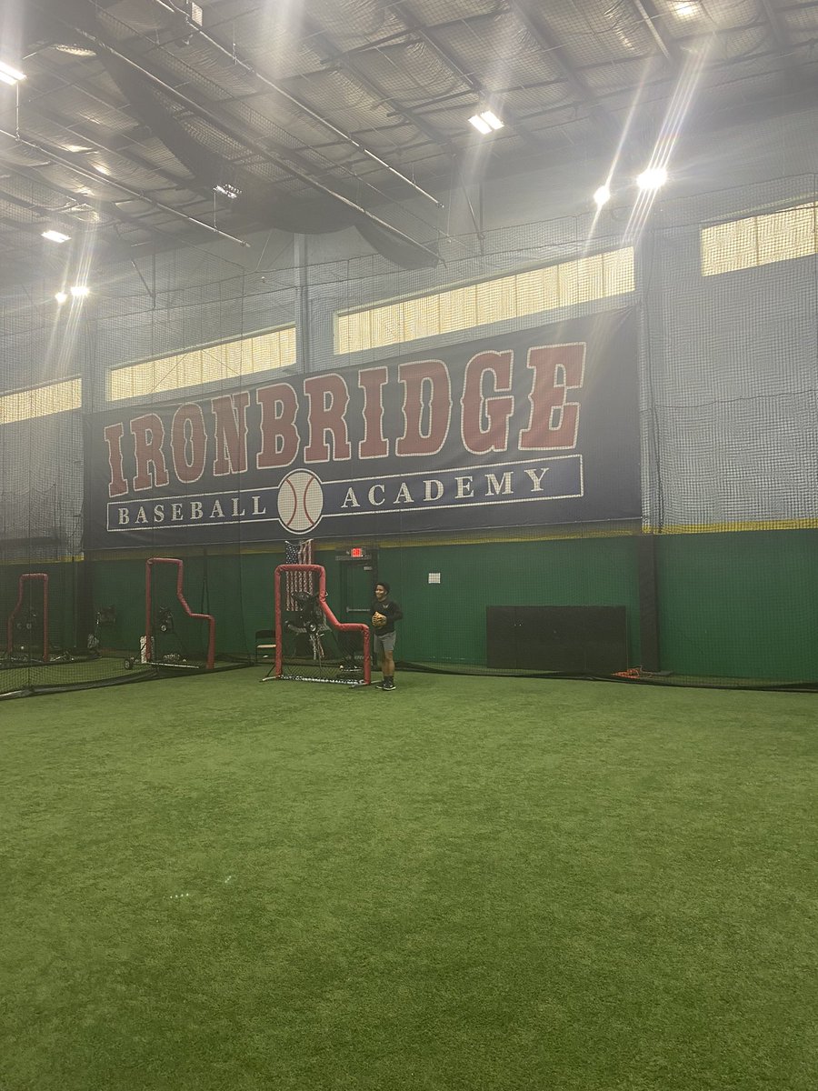 Shoutout <a href="/IBShowcase_BB/">Ironbridge Showcase Baseball</a> for letting me use their facility while I'm in town!