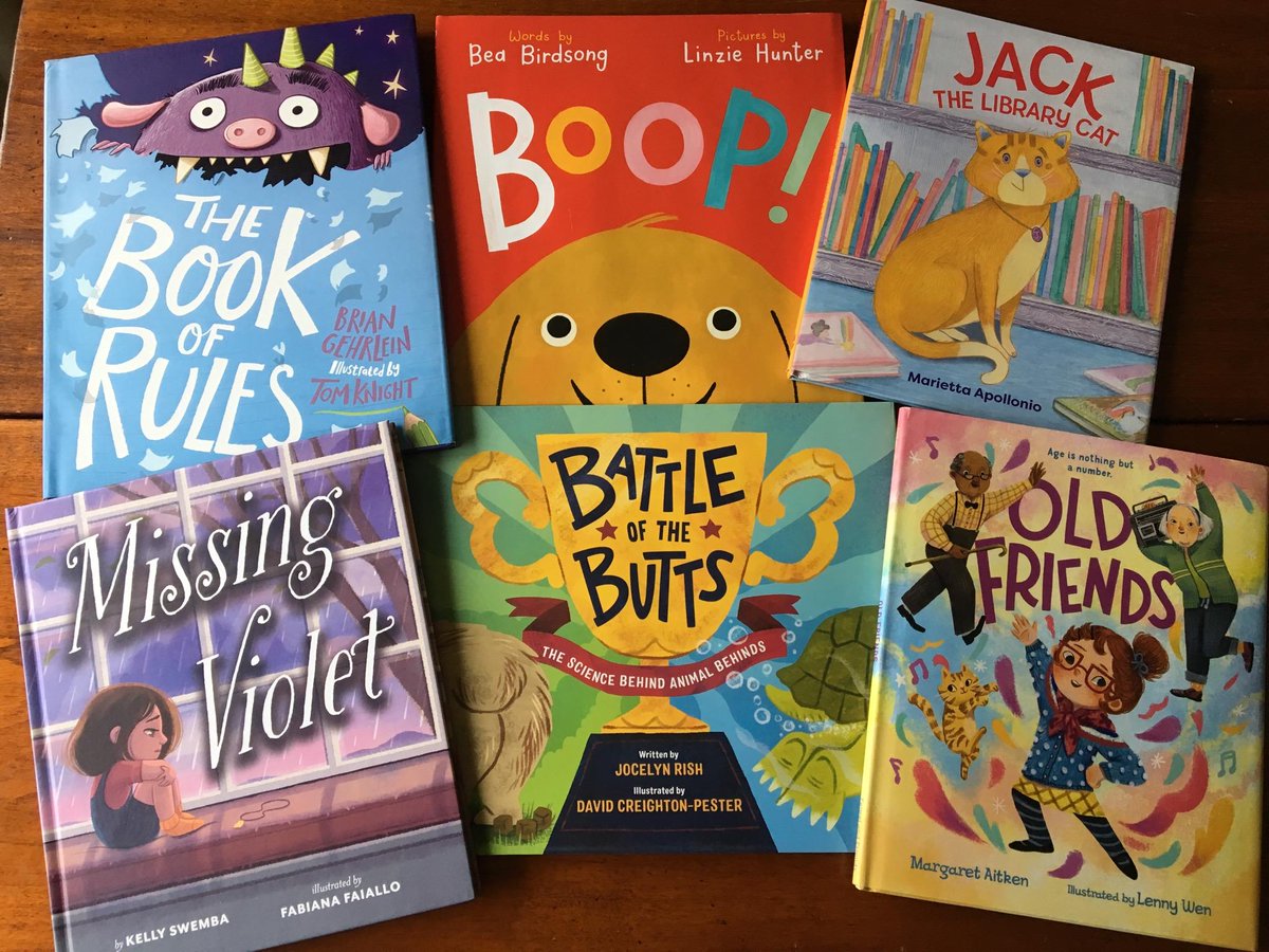 Excited to get these #picturebooks by #FirstDraftFriday guests through the years off to @inkedauthor31 as part of her Grand Prize! What a fun assortment!
