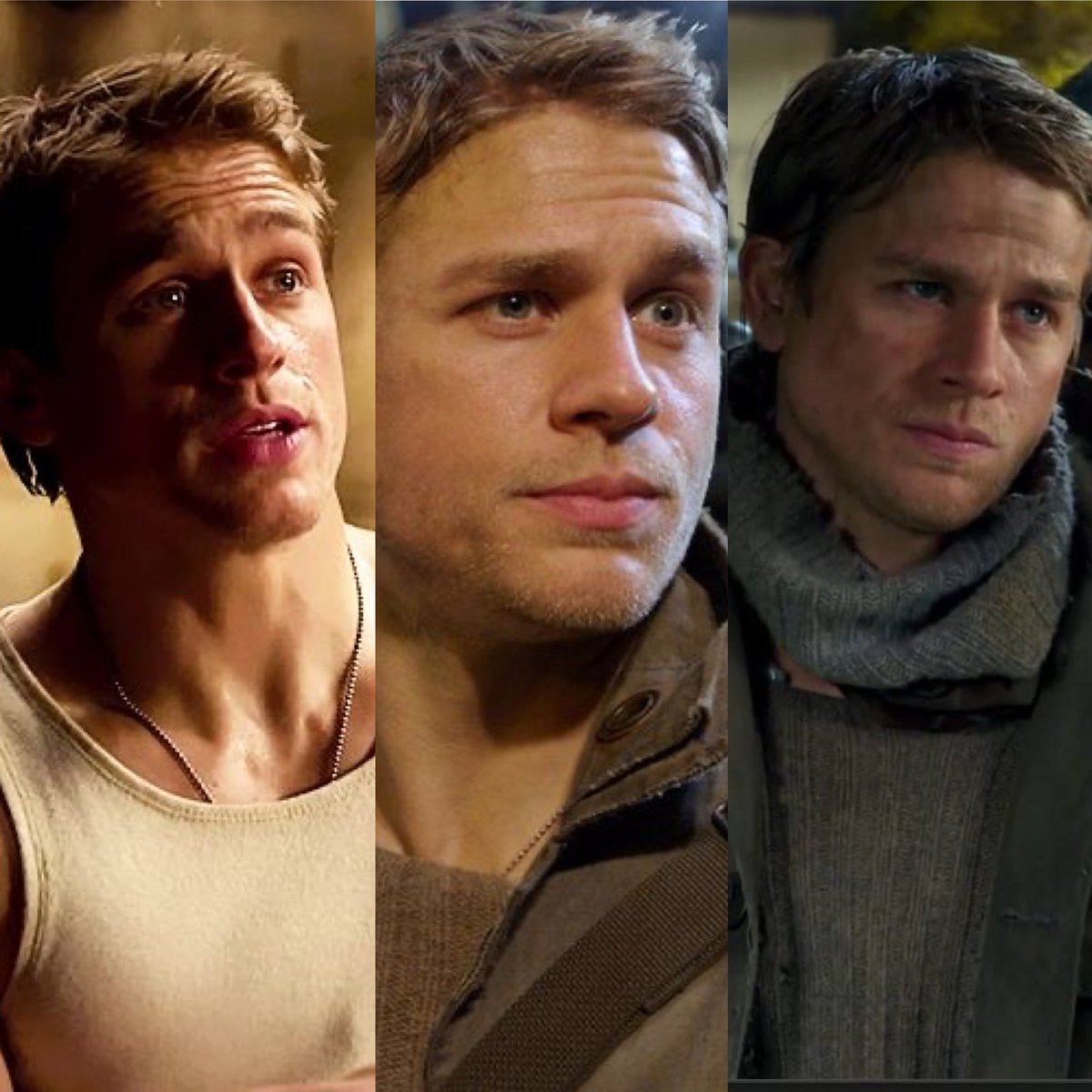 BlueFlamingos7's tweet photo. Throwback Thursday. #CharlieHunnam #RaleighBeckett #PacificRim #Jaegerpilot #fightingKaiju #savingmankind #mostbeautifulhuman @SOAMediaAddicts #foreverJaxTeller #expandingresume #goodguy #2013release ๐๐ #loveCharlie https://t.co/B7PPzGPtCp