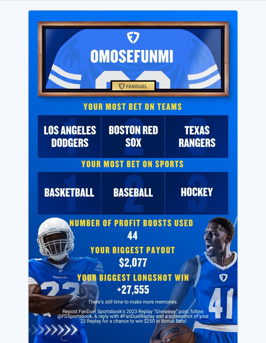 keithadedokun's tweet photo. @FDSportsbook https://t.co/RYATgMOYfB