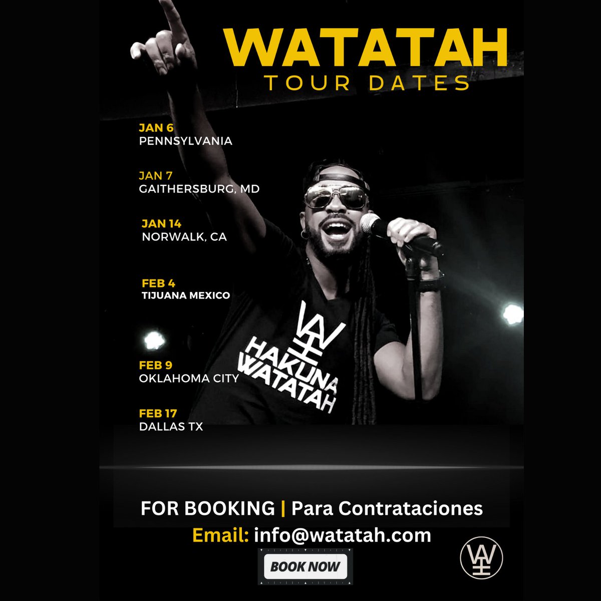 Watatah's tweet photo. 2024 LET'S DANCE | BAILEMOS! DONDE NOS VEMOS?
My birthday is on APRIL, looking for a person to host me, celebrate and dance!
Get on my calendar soon!

BOOK WATATAH NOW!
EMAIL: info@watatah.com or DM

#Watatah #Zumba #dancefitness #zumbafitness #Merengue#Booking #FitnessConcert https://t.co/QoLE0p4VcK