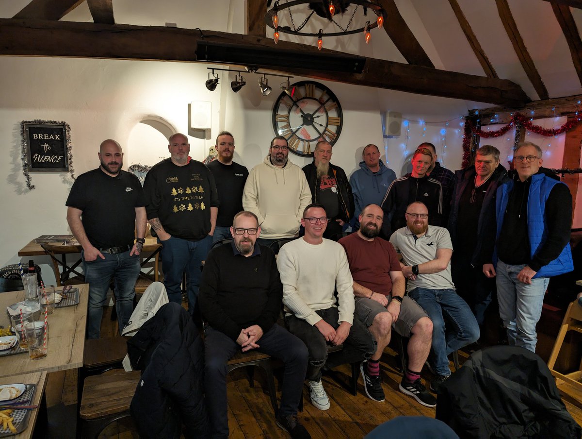 856Foundation's tweet photo. #MensTime
Has our December Men's Time this evening, but slight change in that we had a Meal to bridge gap between Xmas and NY - which we know can be difficult time for many
Good evening, plenty of chat and excellent company...
January will be back at Steam Cafe
#ItsTimeToTalk https://t.co/p3IdelK9n6