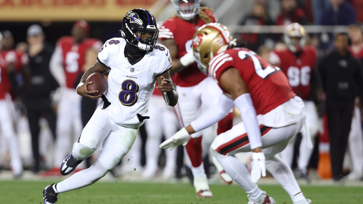 MVP is a whole season's body of work. Team success/winning/ clutch plays etc. Happen every week. However, Baltimore going into SF and dominating in a late season game is huge. I would have a difficult time at this point in the season selecting anyone over <a href="/Lj_era8/">Lamar Jackson</a> for MVP.