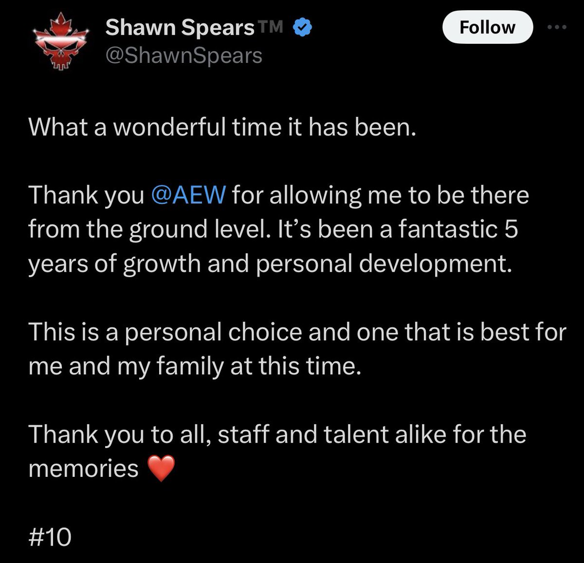 BREAKING NEWS🚨 Shawn Spears will become a Free Agent in 2024! 

Where do you wanna see him wrestle? 

#shawnspears #aewnews #aew #wrestlingnews #prowrestling #werwrestling