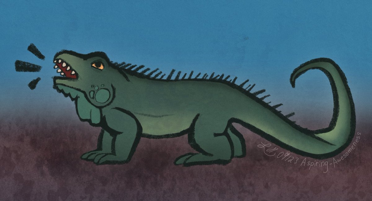 AspiringAwesom1's tweet photo. Grumpy lizard.

To close out the year RIGHT. https://t.co/2jF4pTfyB9