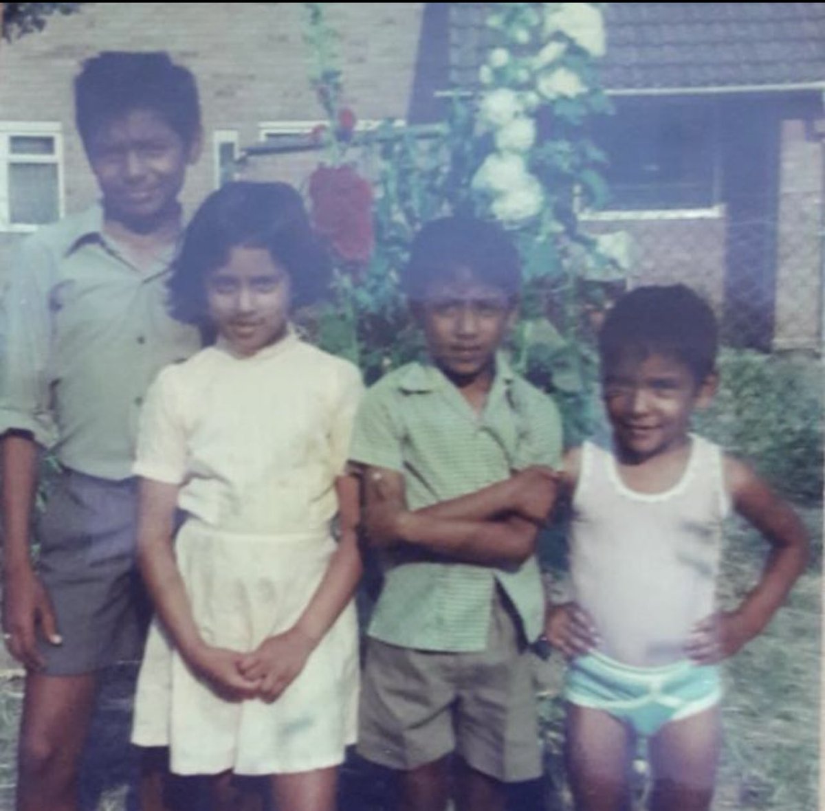 john_deoraj's tweet photo. @SheRa_Marley I’m not smiling as we are recreating a picture from 1976. https://t.co/74Q4HyEdIs