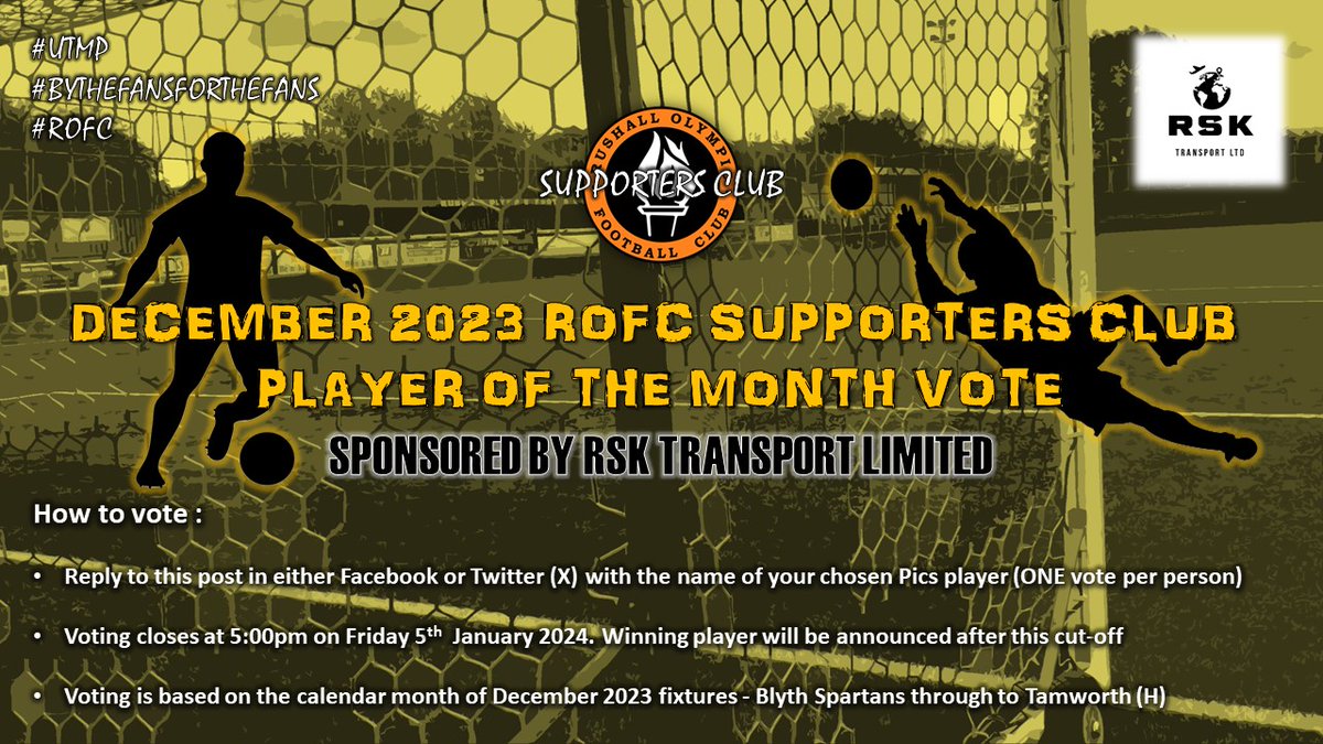 Rushall Olympic F.C. Supporters Club tweet media
