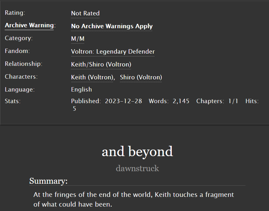 struckbydawn's tweet photo. Have this random #Sheith drabble that I found in my docs and that I have virtually no recollection of, but I figured I might as well throw it on Ao3. 

https://t.co/pJF7YMaGh5 https://t.co/6HYGCkPyYx
