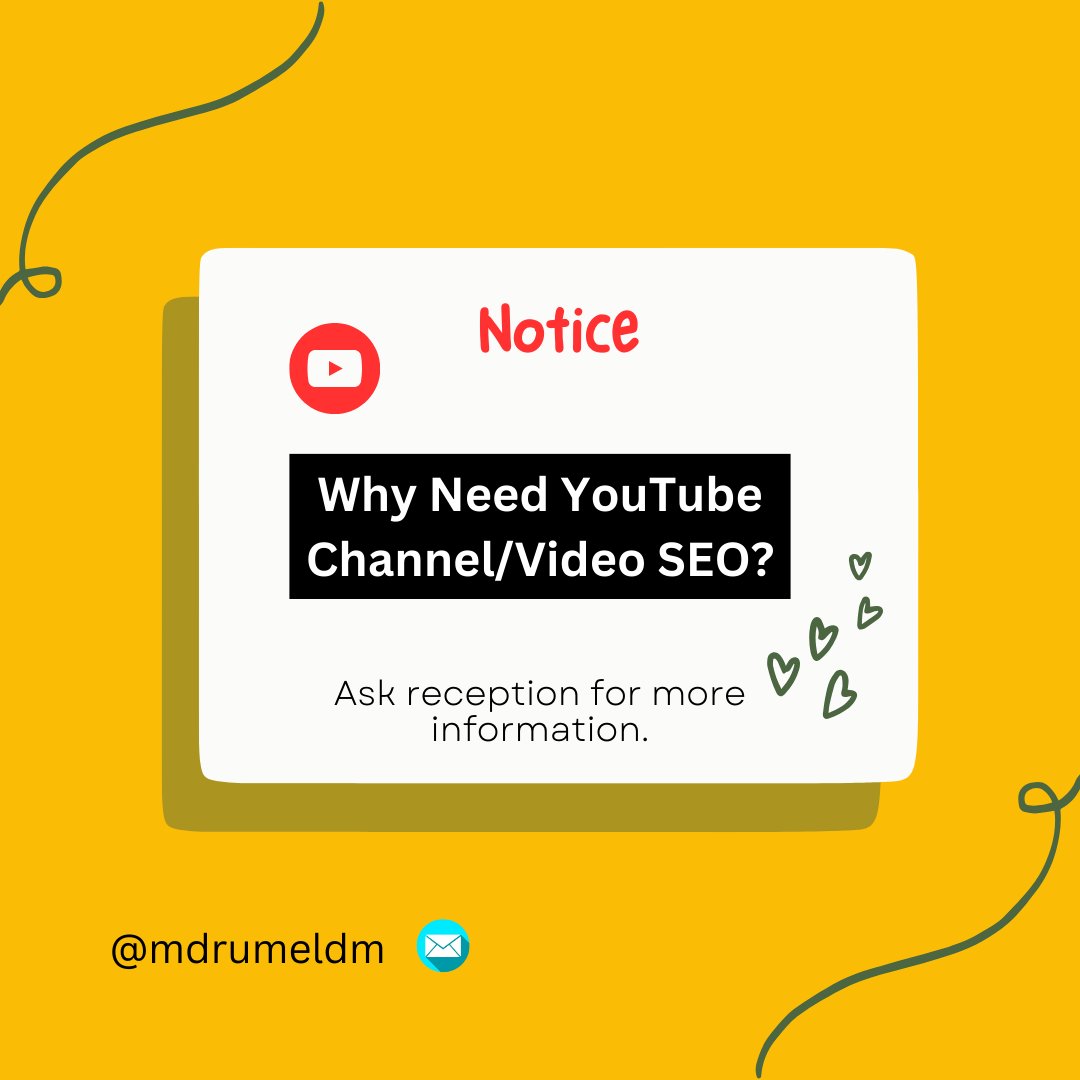 findrumel's tweet photo. Why Need YouTube Channel/Video SEO?🎗️
Let's have a little discussion.📌

please read post description... https://t.co/gyEIG190FC