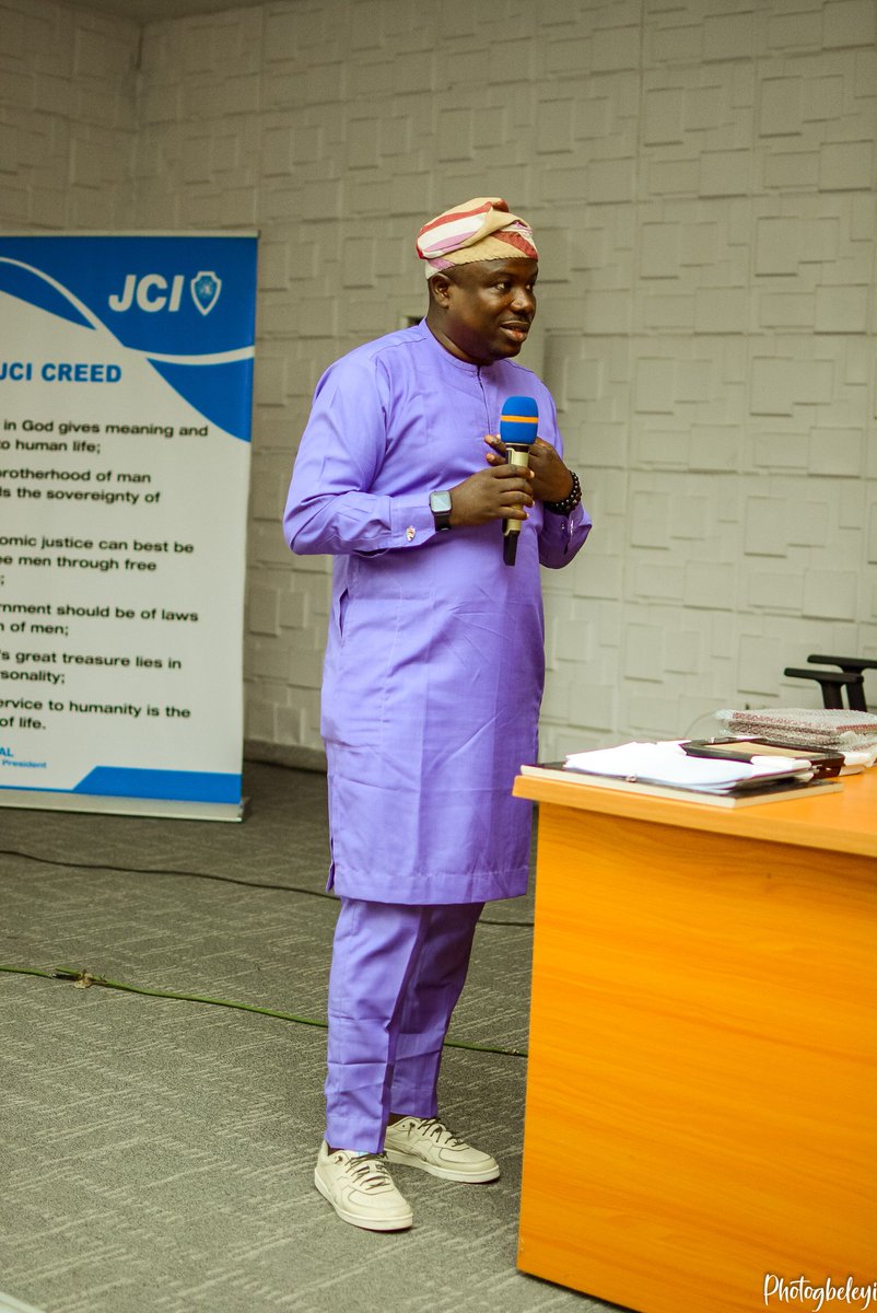 JCIYabatech's tweet photo. What's JCI Event without having a powerful training or theme session?

Yes! We're so fortunate to have @thesheriffadekoya as our theme speaker and he took us on a ride on how we can empower the future of Africa. https://t.co/V9BnTHb7vy