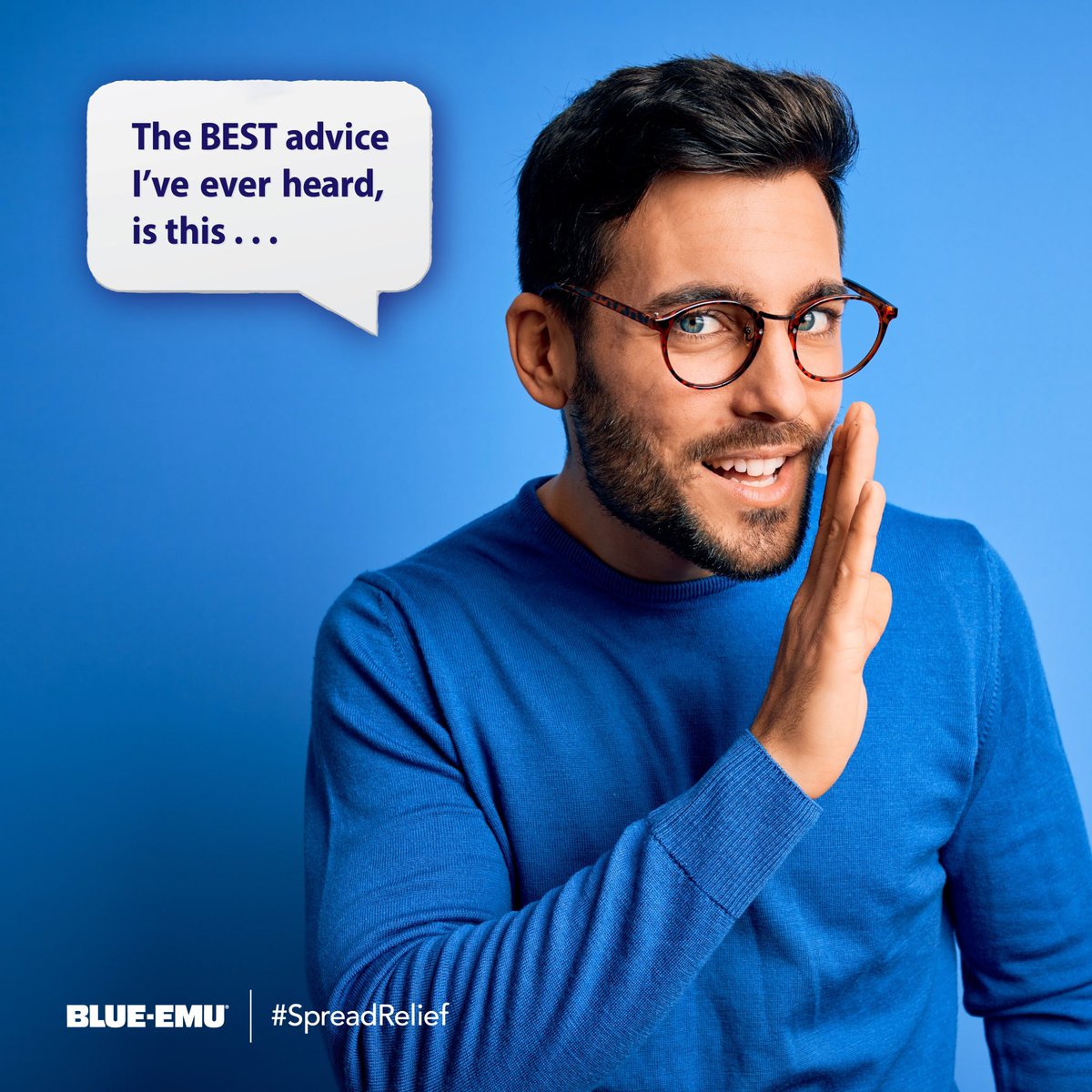 BlueEmu1's tweet photo. As 2024 is just around the corner, share your best advice to help everyone have a happy new year! #SpreadRelief https://t.co/bLjIctvGkh
