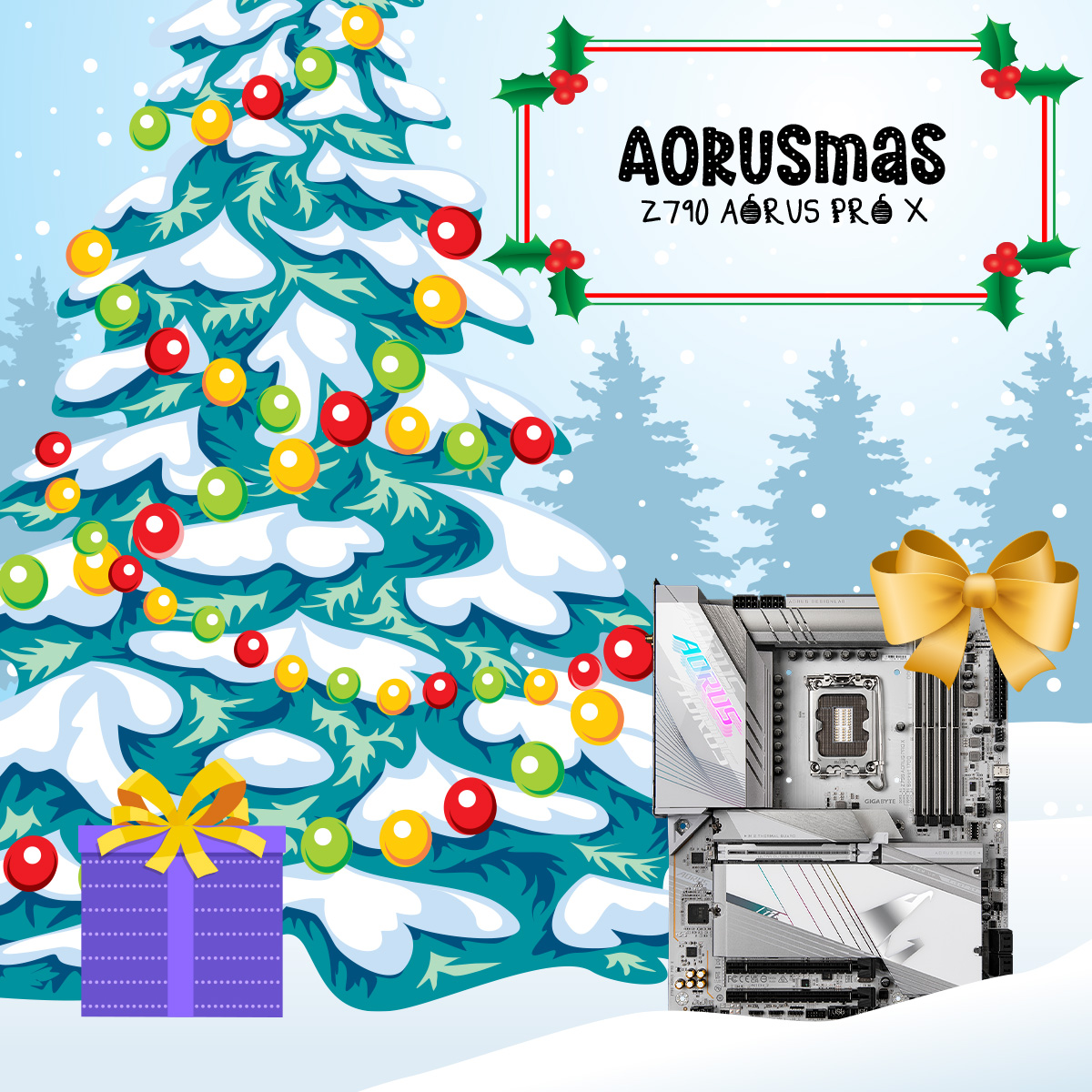 AorusOfficial's tweet photo. Unwrapping the Z790 AORUS PRO X Gaming motherboard. Only one present left for #AORUSmas!π Can anyone guess what the last present will be?
If you haven't entered AORUSmas, follow the link here!
https://t.co/c0RZHgf3O4
#AORUS #GIGABYTE #AORUSmas #Christmas #Giveaway https://t.co/oEwaP7wJRU