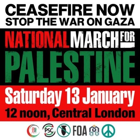 Finally, a massive thanks to Neville Southall for allowing us to use his Twitter feed. And a reminder of a key date for your diary - the #CeasefireNOW march in London on January 13. For details of other campaign activity, contact @PSCupdates @CardiffPSC