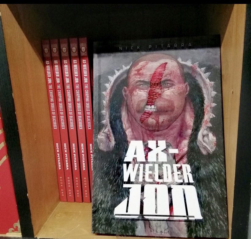 NickPitarra's tweet image. AX-WIELDER JON in comic shops around the world! AMAZING!