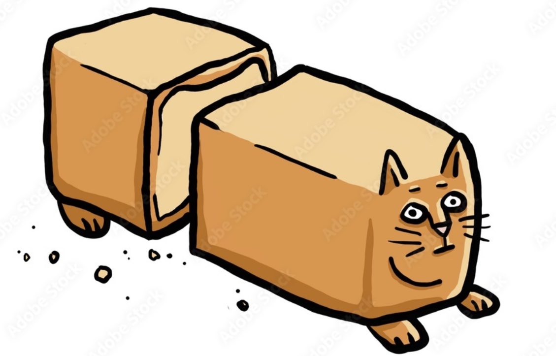 Okay some alpha just dropped in the $LOAF cat TG

- marketing starting in Asia, same company that did GMX
- negotiations ongoing with certain exchanges
- speculation that they might be building something in tandem 
- 7% supply as community airdrop 

The cat is not only a loaf but