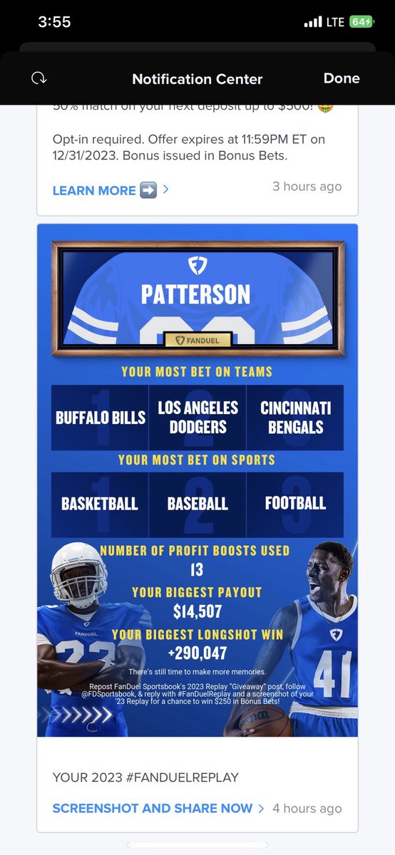 #FanDuelReplay