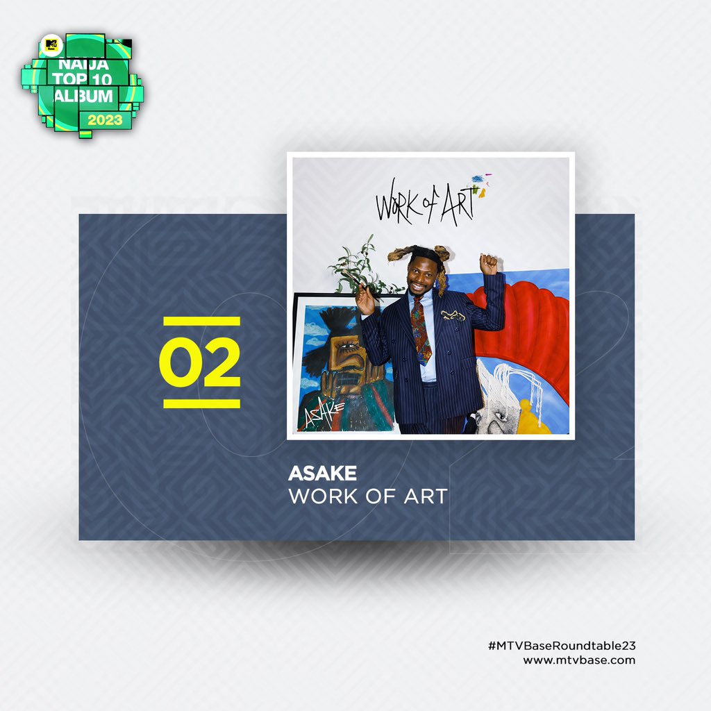 MTVBaseWest's tweet photo. Here goes… the Top10 albums of 2023 #MTVBaseRoundtable23 (3/3) Let the conversations begin!😎 https://t.co/loH5ooIRhn