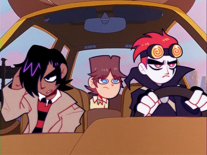 two emos and Some Guy