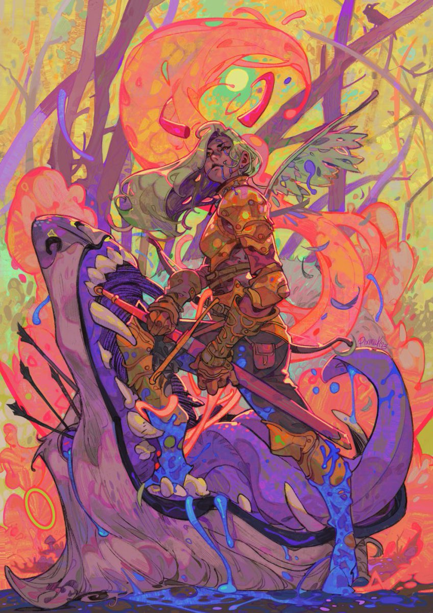 「Victory over the spirit  」|pixmilkのイラスト
