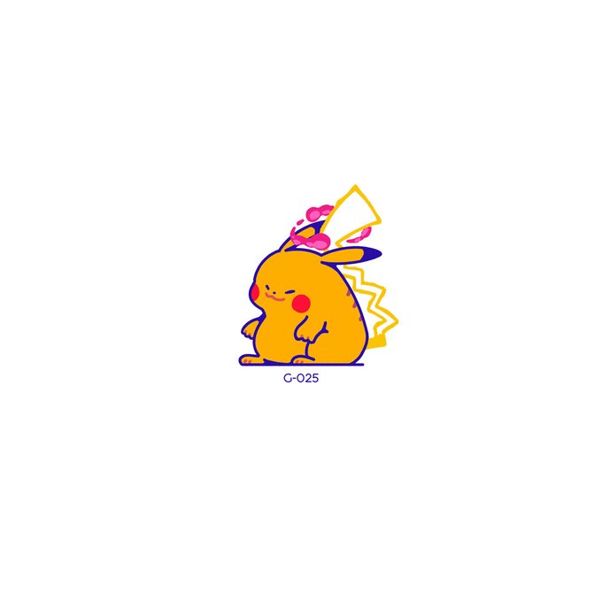 「pikachu sitting」Fan Art(Latest)
