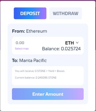 LemanMackenzie's tweet photo. ✨ @MantaNetwork's Reward Extravaganza!
Prize: $250M in $MANTA, 3% of Total Supply + 2% Exclusive Rewards
Instructions:

Head to https://t.co/O1VkPURL5o
Enter the invite code EZL1N
Deposit $ETH/$USDC, earn points and Mystery Boxes

#MantaNewParadigm #MantaNetwork @MantaNetwork https://t.co/ewwOmfT5Ey