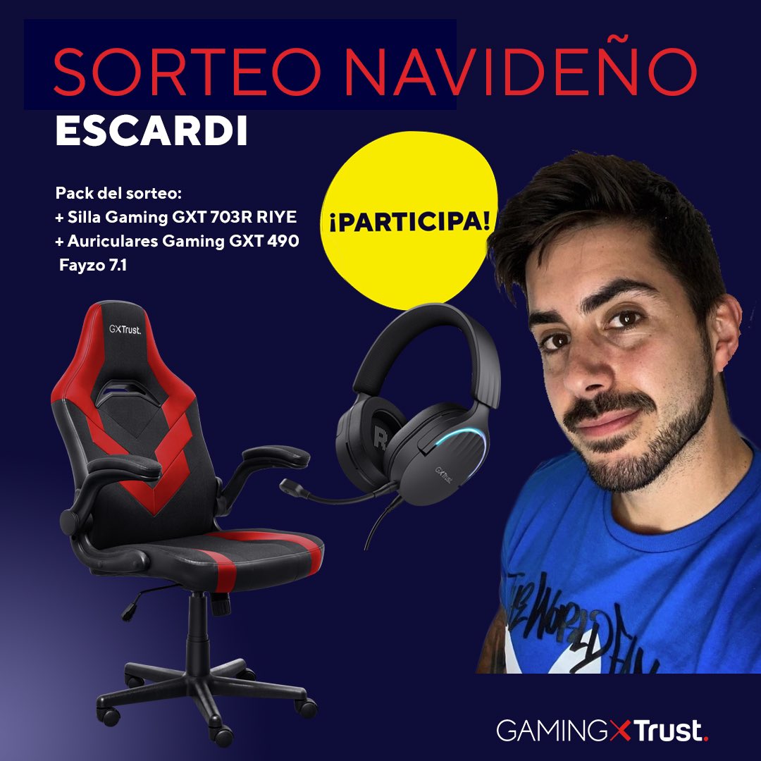 escardi's tweet image. 🎄🎅 SORTEO NAVIDAD 🎄🎅

Gana este pack de accesorios #TRUST y pasa felices fiestas.

Para participar:

👾 Sígueme y sigue a @Trust_Spain

👾 RT tweet

👾 Menciona a dos amigos, sin límite de participación.

¡Suerte!