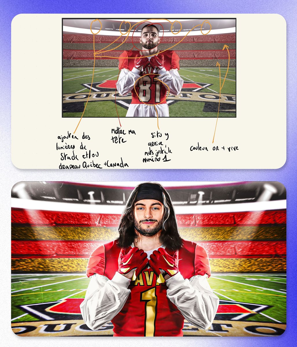 L'idée de Léo → Le rendu final ☺️