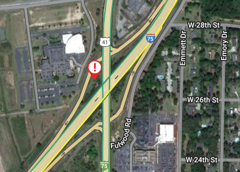 511Georgia's tweet photo. TIFT CO - 1 of 3 lanes is blocked on I-75 N at SR 7/US 41 (mm 64) due to a crash.

Use caution | Est. end time: 6:00 pm #TiftCounty #Tifton

Call 511 for updates and follow the incident here: https://t.co/lFqJM7tFLF https://t.co/4MlcPk9oYz