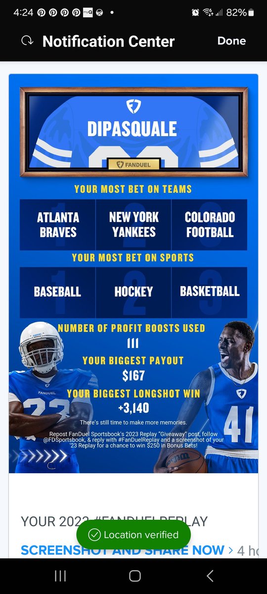 TonyDepo12's tweet photo. @FDSportsbook https://t.co/tUpLC88AWs