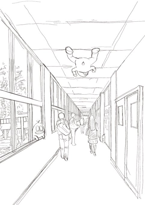 今年最後のドラちゃんとQちゃん🐡🌈 