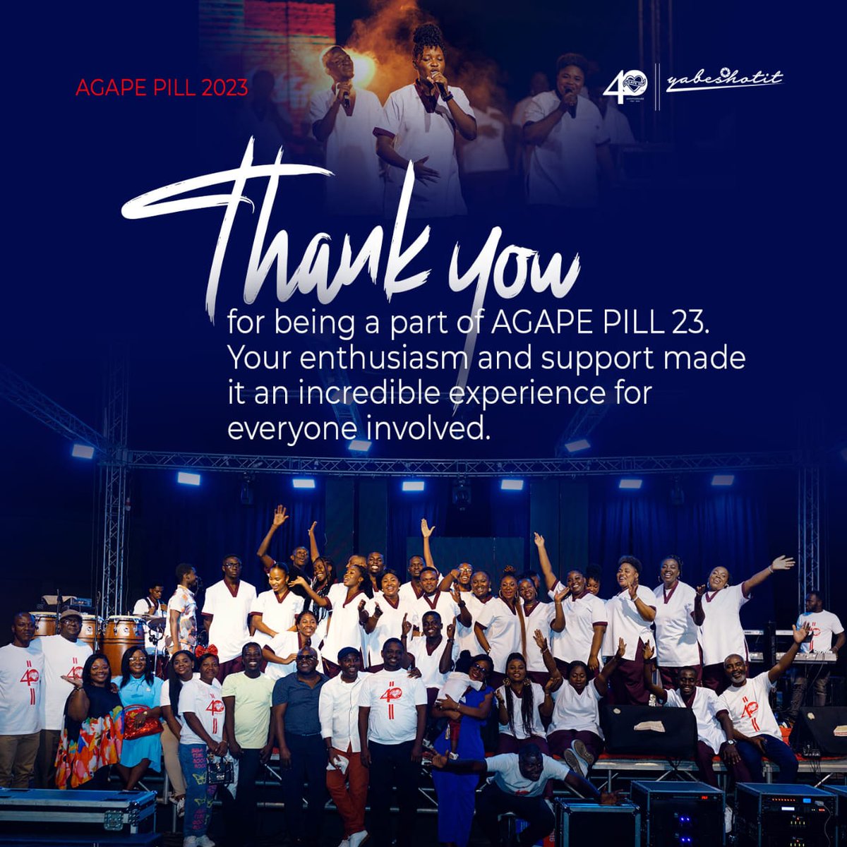 Agapelnc's tweet photo. We are grateful..
#agapepill2023 https://t.co/I93aBUeK4I