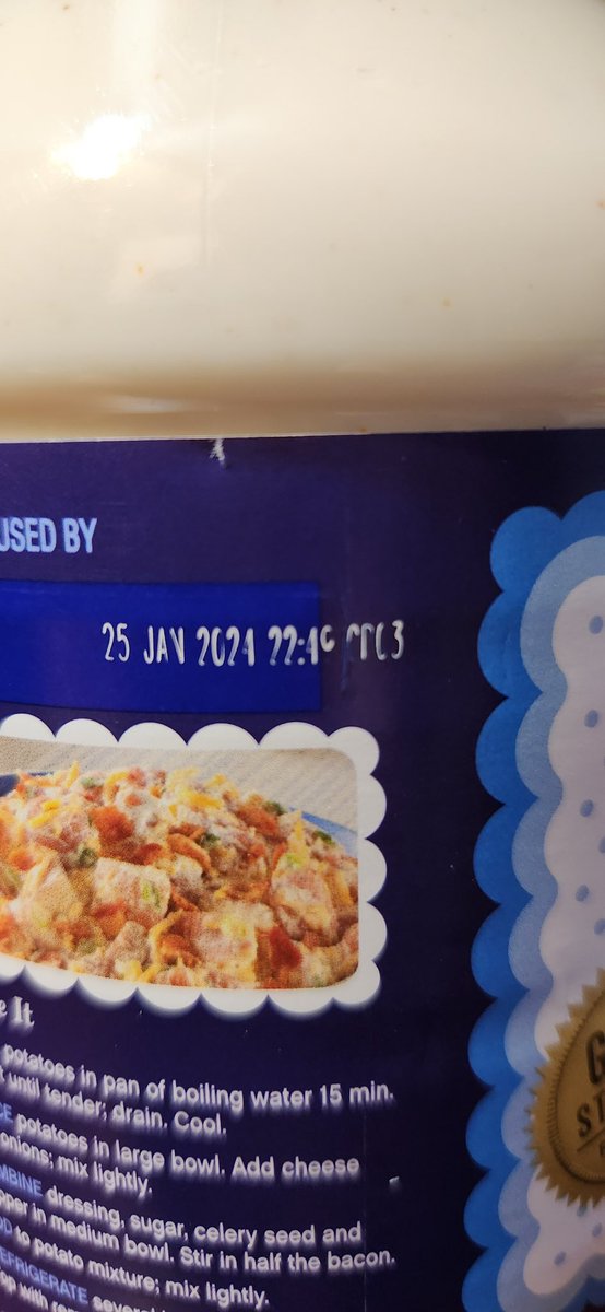 nah_notfeelinit's tweet photo. @MiracleWhip I’m not verified so I can’t DM you, but the UPC is: 21000 02649
and the Best by Date is: 
25 Jan 2024 22:4 CPC3 or at least I think it is. It’s hard to read. https://t.co/BtKv8t1yRc