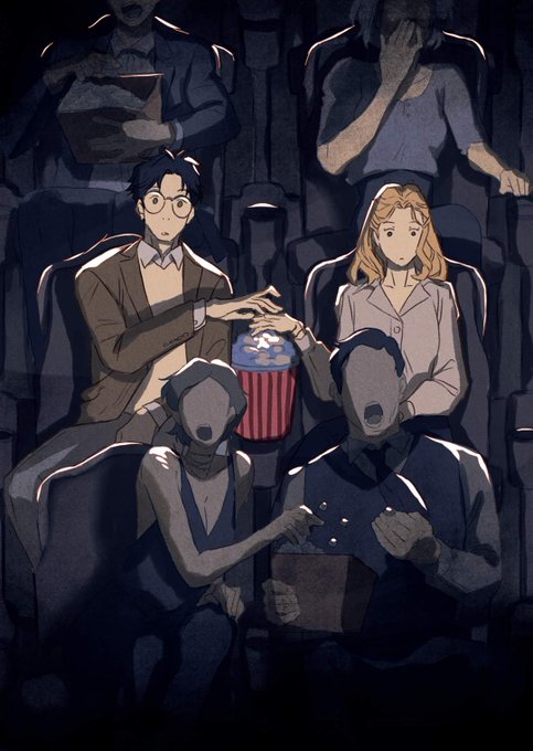 「multiple boys popcorn」 illustration images(Latest)