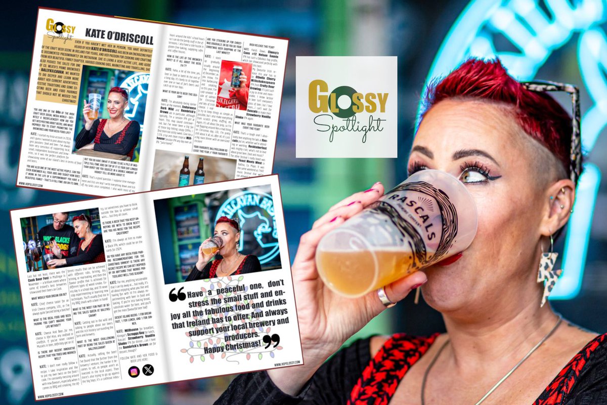 In the latest Hop Glossy, the Spotlight points at the unique and energetic KATE O’DRISCOLL: <a href="/KateODsTruffles/">Kate O'D</a> 🔥
Her passion for cooking and crafting is an inseparable part of the industry for many years, and you can read some more about it here:

75cb07311.flowpaper.com/HopGlossyHappy…