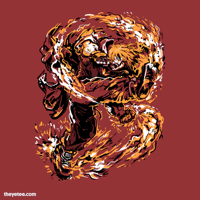 「Fists of fury or feet of fire?  Choose y」|The Yetee 🌈のイラスト