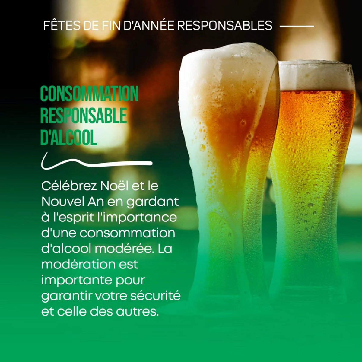 2/3
Fêtes de fin d'année 
Soyons #Responsables
Pour de Joyeuses fêtes, pratiquez ces 5 principes clés.
<a href="/AbiraBonfoh/">Abira  BONFOH</a>