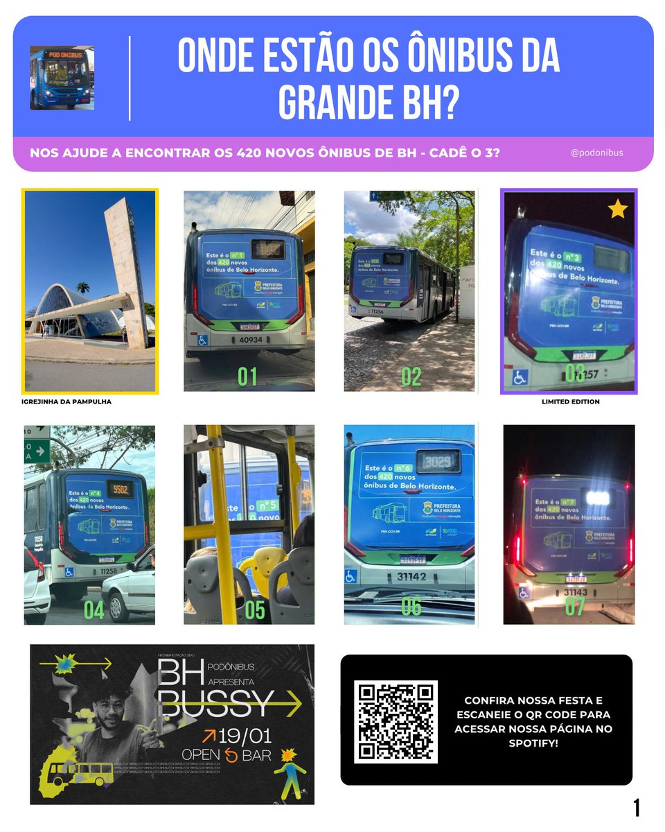 podonibus's tweet photo. ÁLBUM DE FIGURINHAS DA BH BUS 2023 COMPLETO 👇🏽

Página 1 - do 01 ao 07 ⭐️ https://t.co/BfrswnU08U