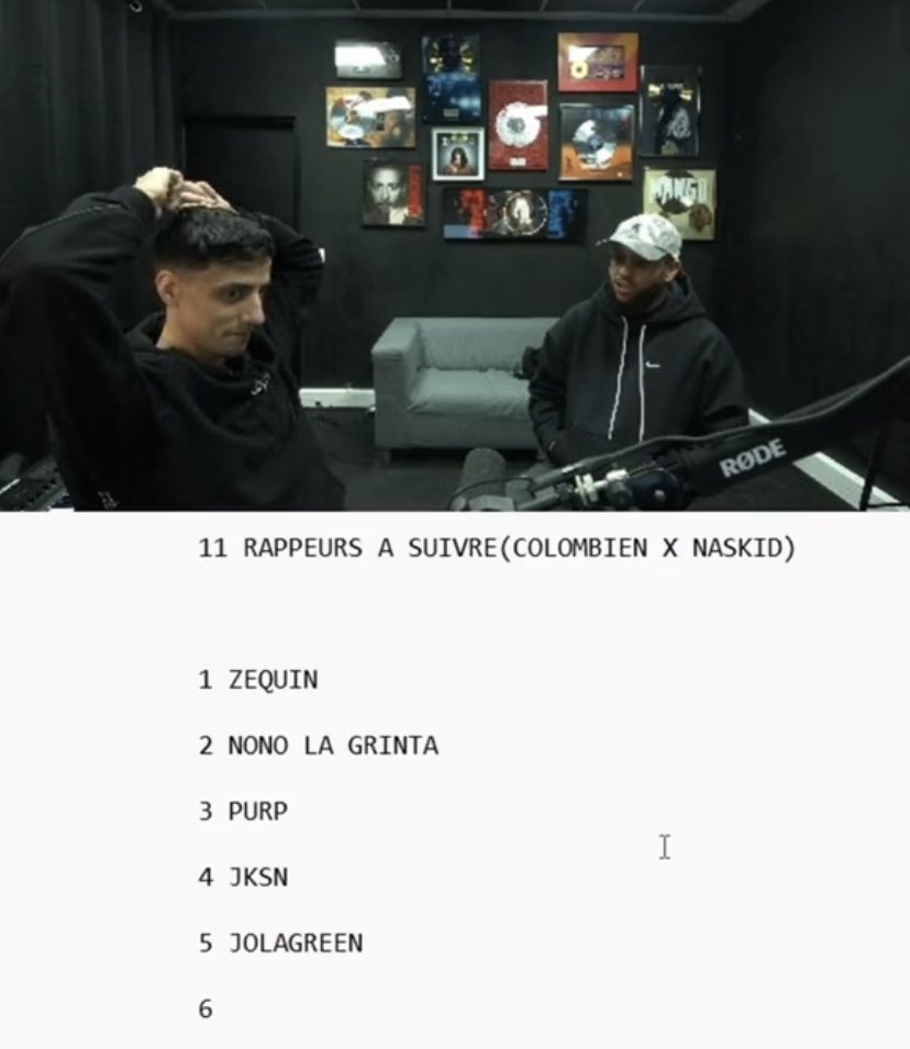 Jolagreen23Actu's tweet image. Jolagreen est présent dans les 11 rappeurs à suivre selon Naskid et Colombien (bientôt sur celui de booska-p👀👀?)