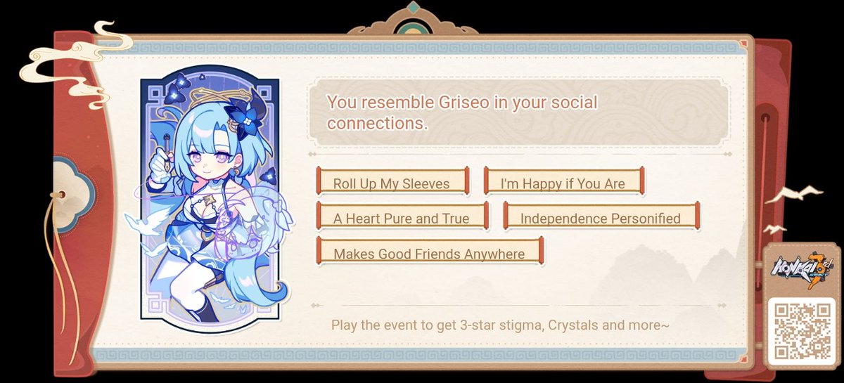 ContiKaesar's tweet image. Play web event Fortune-telling! A Life of Luck! to get Crystals and more!