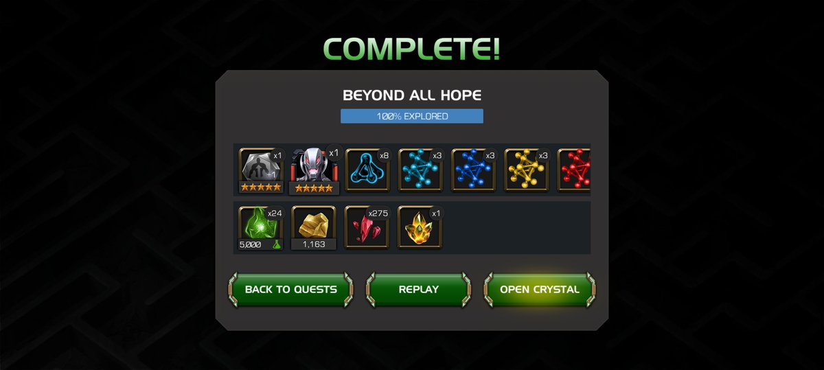 I actually forgot Ultron was the prize for exploring Labyrinth 😂.Finally went back and finished the last couple paths today.