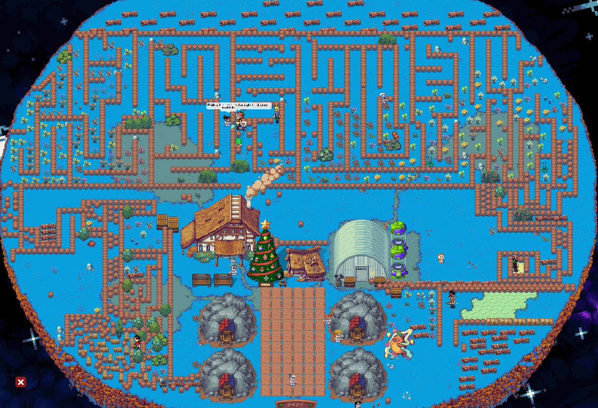 thedegensguild's tweet photo. Shoutout to the degens guild builders who put this epic obstacle maze together!
Over 2k stools went into this engineering masterpiece and 100+ racers battled 4 glory
#guildpower is the reason our christmas party a huge success
@pixels_online @whatslukedoing @heidichristne https://t.co/eH0I9AoxnD