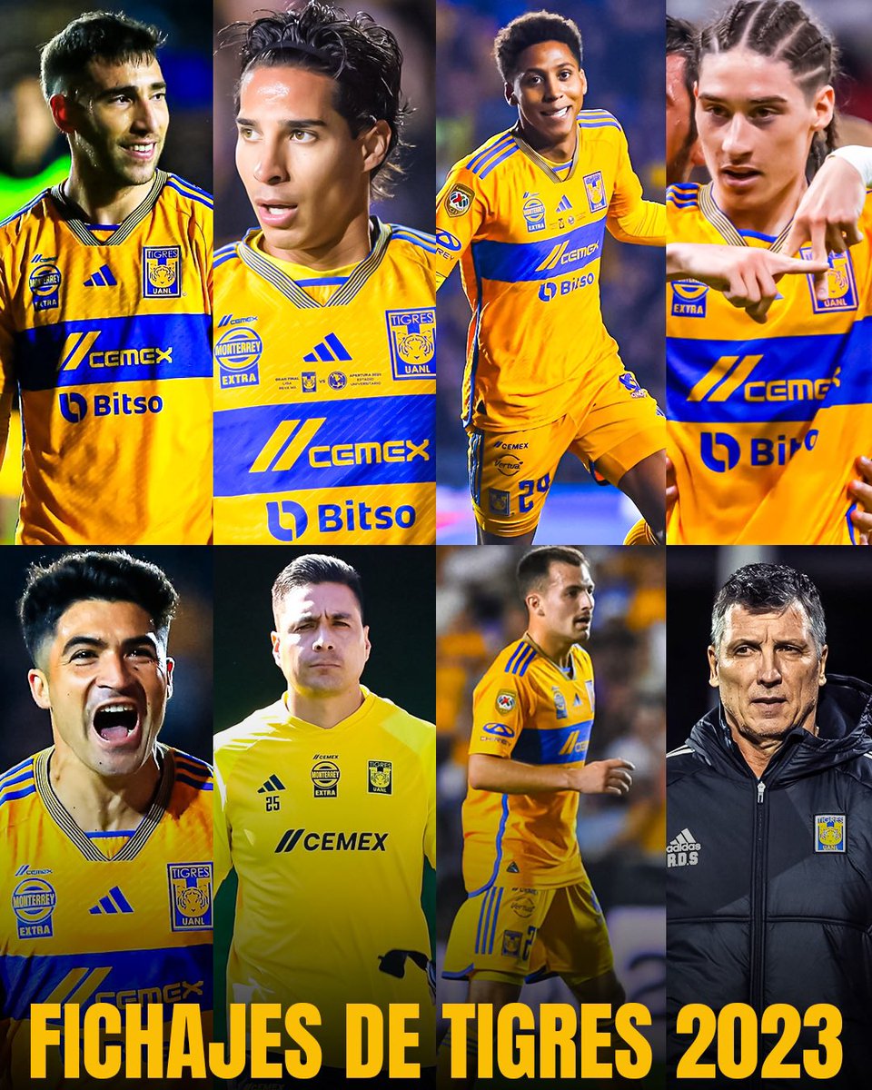 De los 7 futbolistas y un entrenador que fichó Tigres en 2023, ¿para ti quién fue el mejor 🐯 Fernando Gorriaran 🐯 Diego Lainez 🐯 Nicolás Ibáñez 🐯 Ozziel Herrera 🐯 Marcelo Flores 🐯 Carlos Rodríguez 🐯 Eugenio Pizzuto 🐯 Robert Siboldi