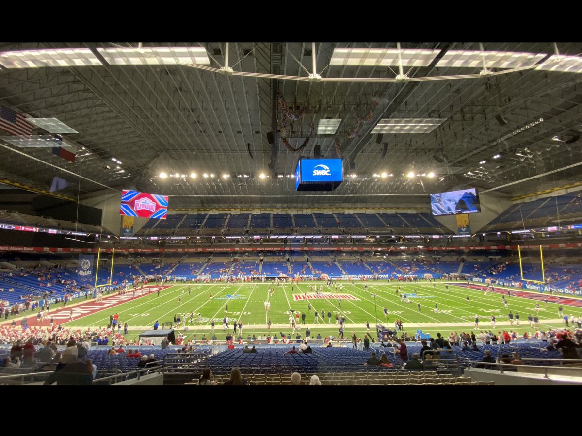 DEFISHER62's tweet photo. “ANOTHER” Awesome Looking @HellasInc Turf Field at the Alamo Bowl… They just keep showing up in the Best Venues in the Country !!! #hellasbuilt https://t.co/RitR3lJwAg