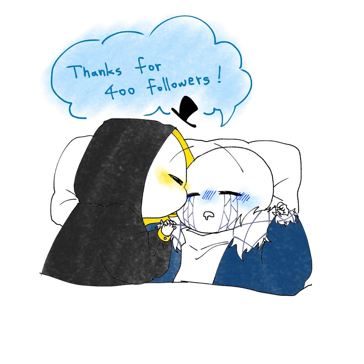 60bS3o's tweet photo. Thanks for 400 followers! 🎉🎉
The Afterdeath family have already celebrated before so have bill404 this time xd
#undertaleAU #bill404 #billsans #error404sans https://t.co/tYXXHNEthy