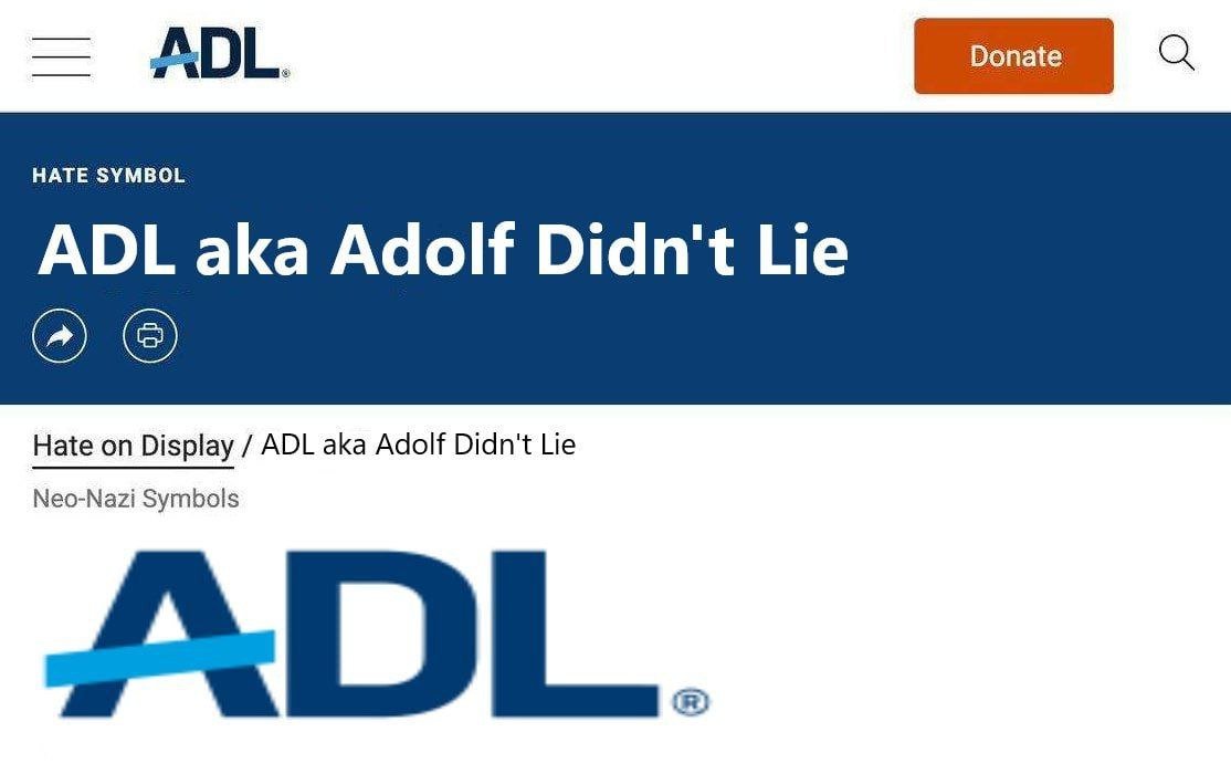 SaschMayer's tweet photo. Yo, @ADL... Things are gonna get a lot spicier here on #TheTwitter, now people are co-opting your #ADL hashtags: https://t.co/EQtw5zyjIh