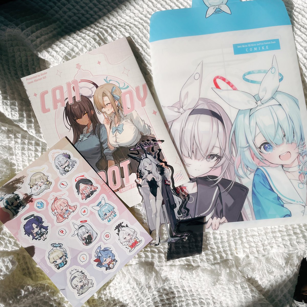 アロナ(ブルアカ) ,アスナ(ブルアカ) ,カリン(ブルーアーカイブ) ,下江コハル(ブルアカ) ,プラナ(ブルアカ) 「C103頒布物」|U助のイラスト